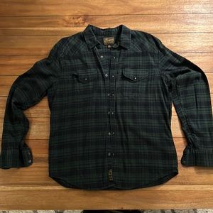 Lucky Brand Pearl Snap Button Down